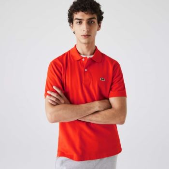 Lacoste Classic Fit L.12.12 Polo Shirt - Šortky Pánské Červené | CZ-HFCFIU